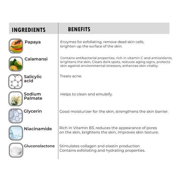 🧼 Extract Original Herbal Whitening Soap 🛁 With Papaya And Calamansi 125g - Picture 5 of 5